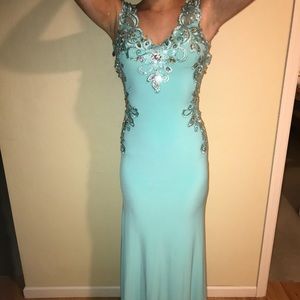 Turquoise Prom dress